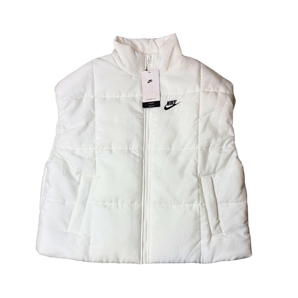 Nike Women’s White Oversized Fit Vest – Size XS